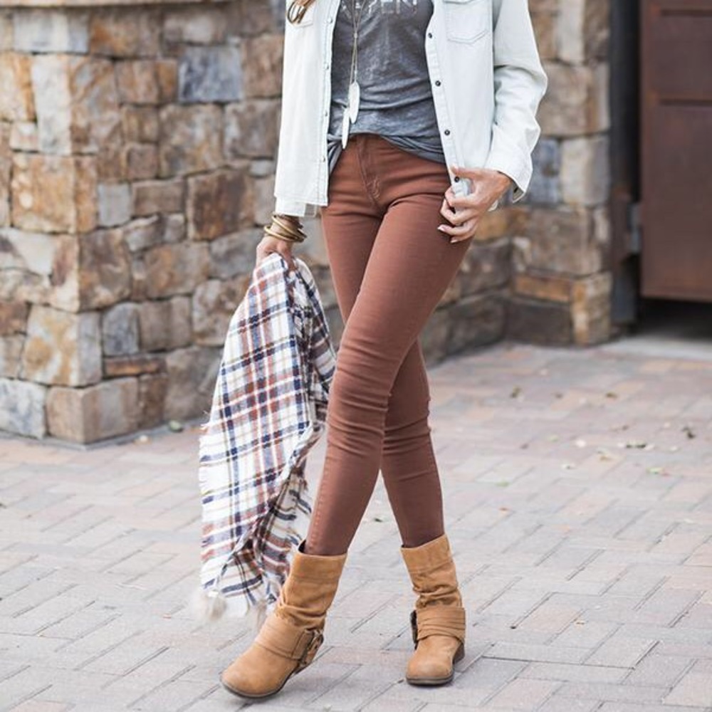 Adobe jeggings mid-rise